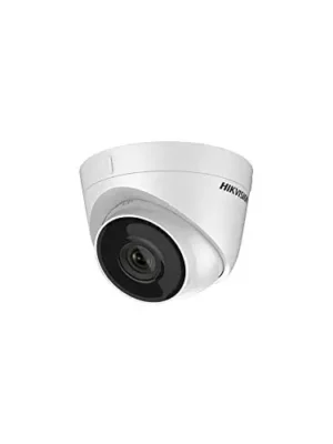 HIKVISION 4MP [Color Night Vision + Built-in Audio Mic] Outdoor Wired Network IP Camera for NVR, [DS-2CD1347G0-LU] +USEWELL RJ45, White