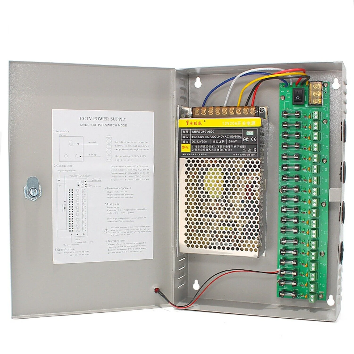 POWER-SUPPLY-Box-FOR-CCTV-CAMERAS-LED-Strip-Pixel-12V-20A1-2jpg